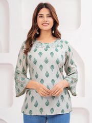Vikanshi Urbane Retro Women Chiku Tops & Tunics (230403)