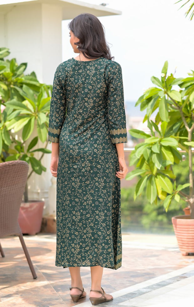 Green Elegance Dress (1168)