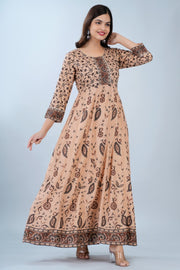 Brown Elegance Dress (1194)