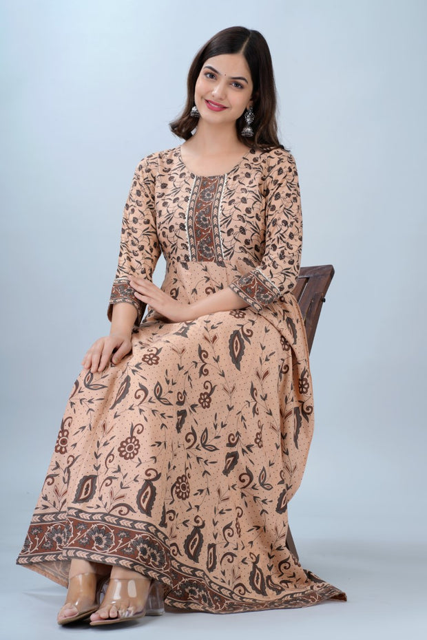 Brown Elegance Dress (1194)