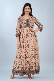 Brown Elegance Dress (1194)