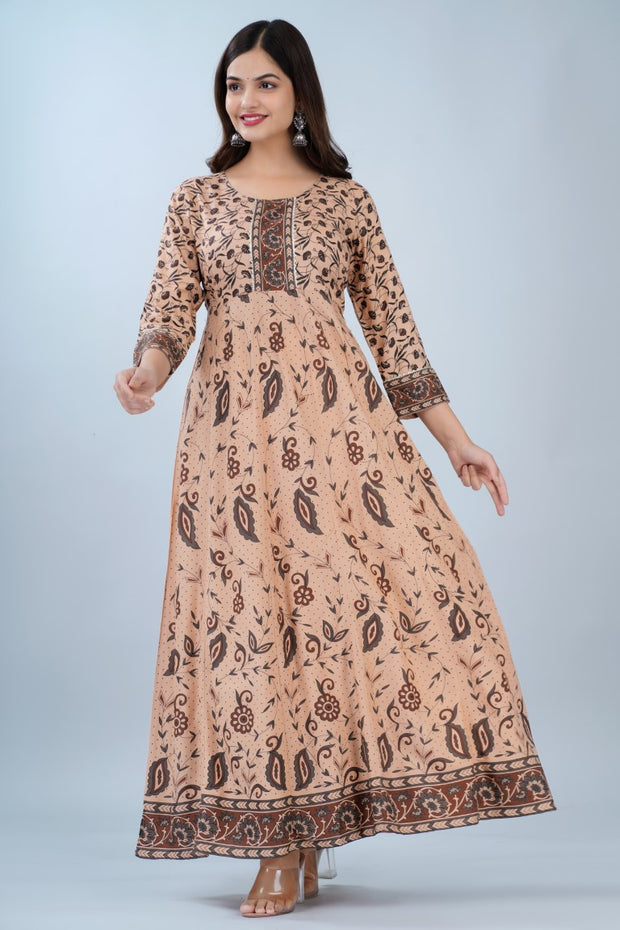 Brown Elegance Dress (1194)